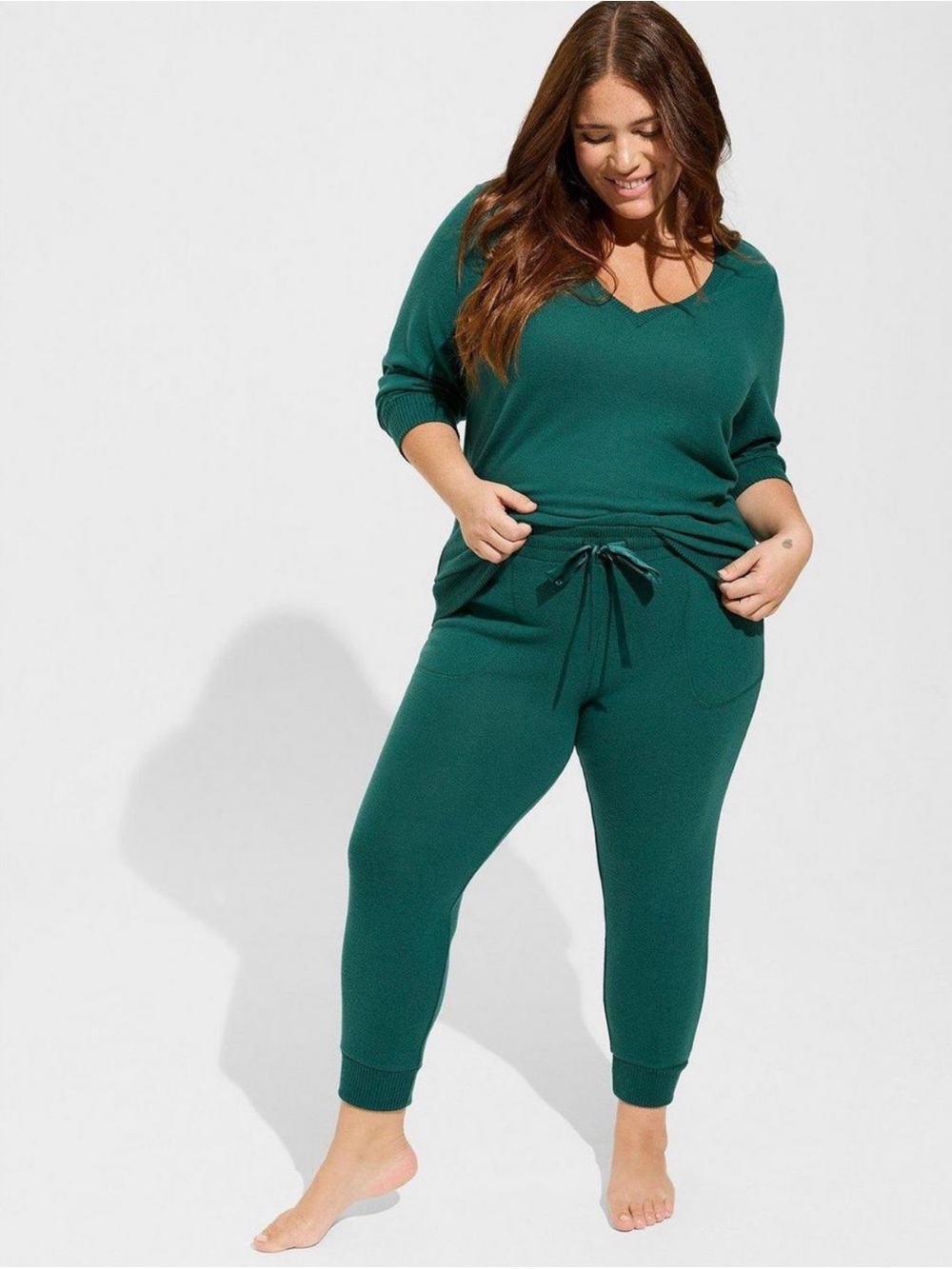 torrid Dark Green Lounge Joggers